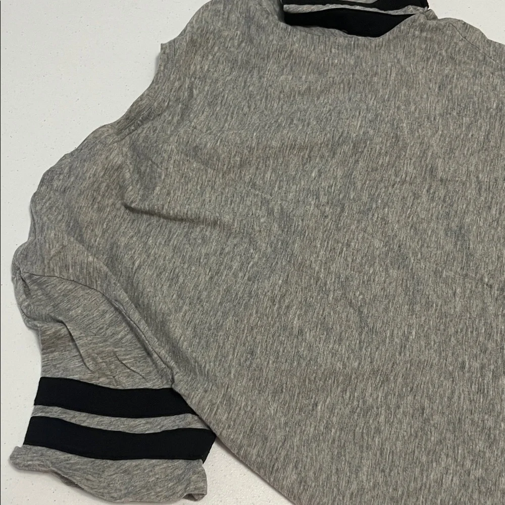 Victoria's Secret Gray Tee with 5/25 Black Text - Picture 5 of 5